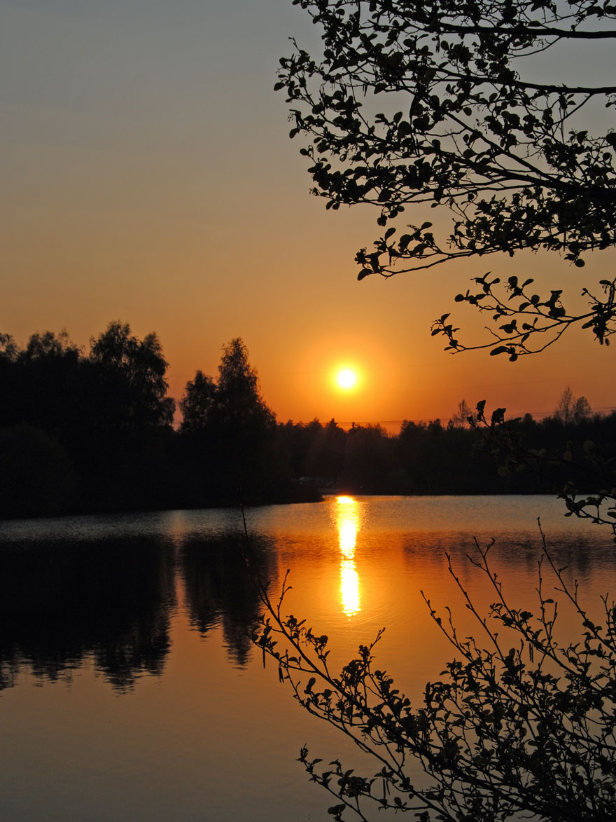 Ein Sonnenuntergang am Weichelsee in ROW